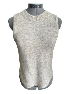 Wilfred Free Aritzia Wool Alpaca Knit Sweater Vest Sleeveless Classic Pullover